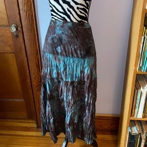 Kool Jeans blue tie dye skirt size medium